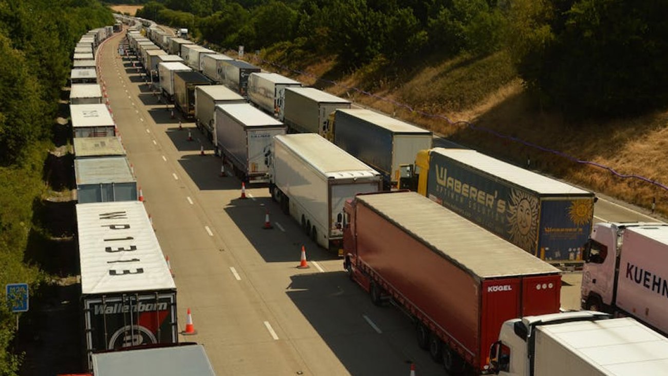 Surge in Lorry Traffic to Southern Scotland as Holyhead Port Remains Closed