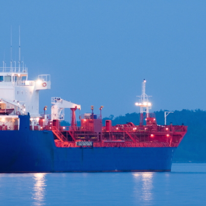 North Sea collision between oil tanker and cargo ship