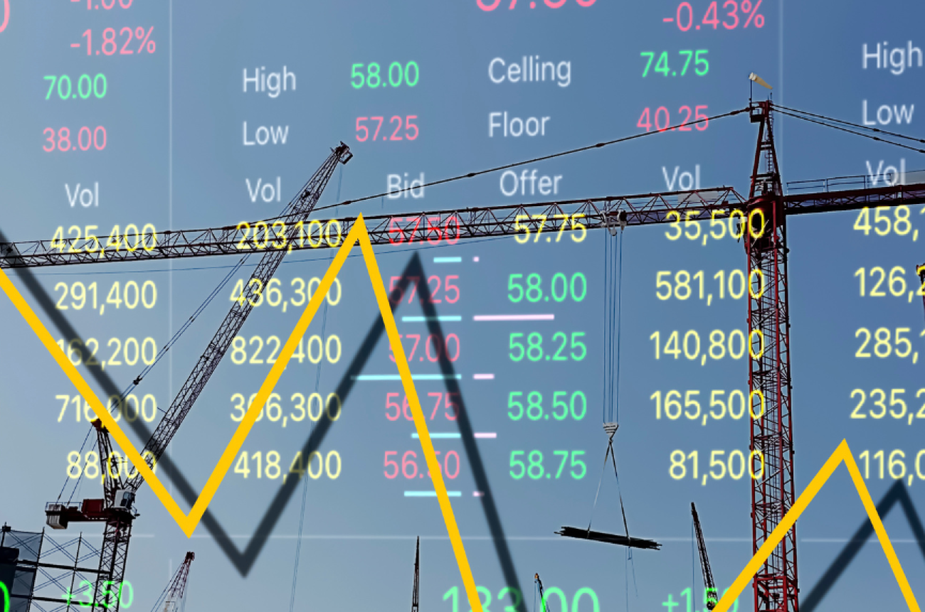 Investment development concept