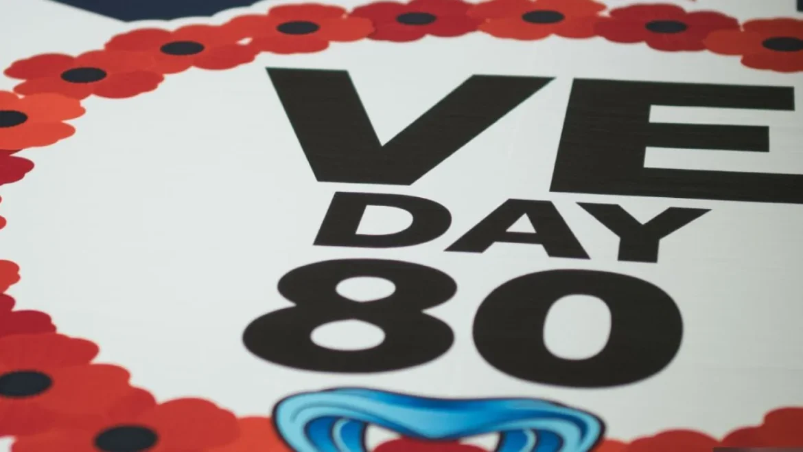 VE Day 80 banner