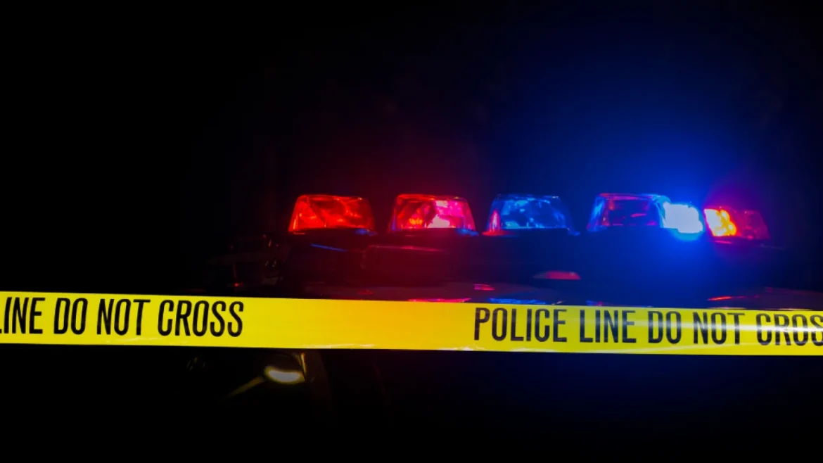 Derby murder investigation scene