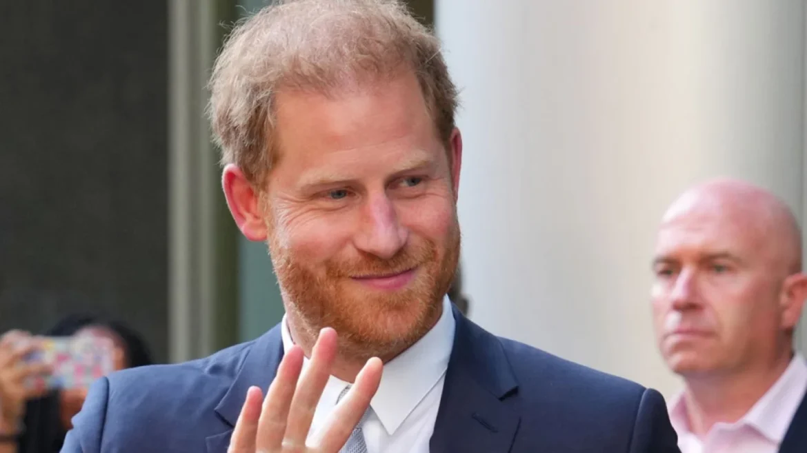 Prince-Harry-Security-Appeal-Key-Legal-Battle Prince Harry of the United Kingdom smiling and waving during a public appearance