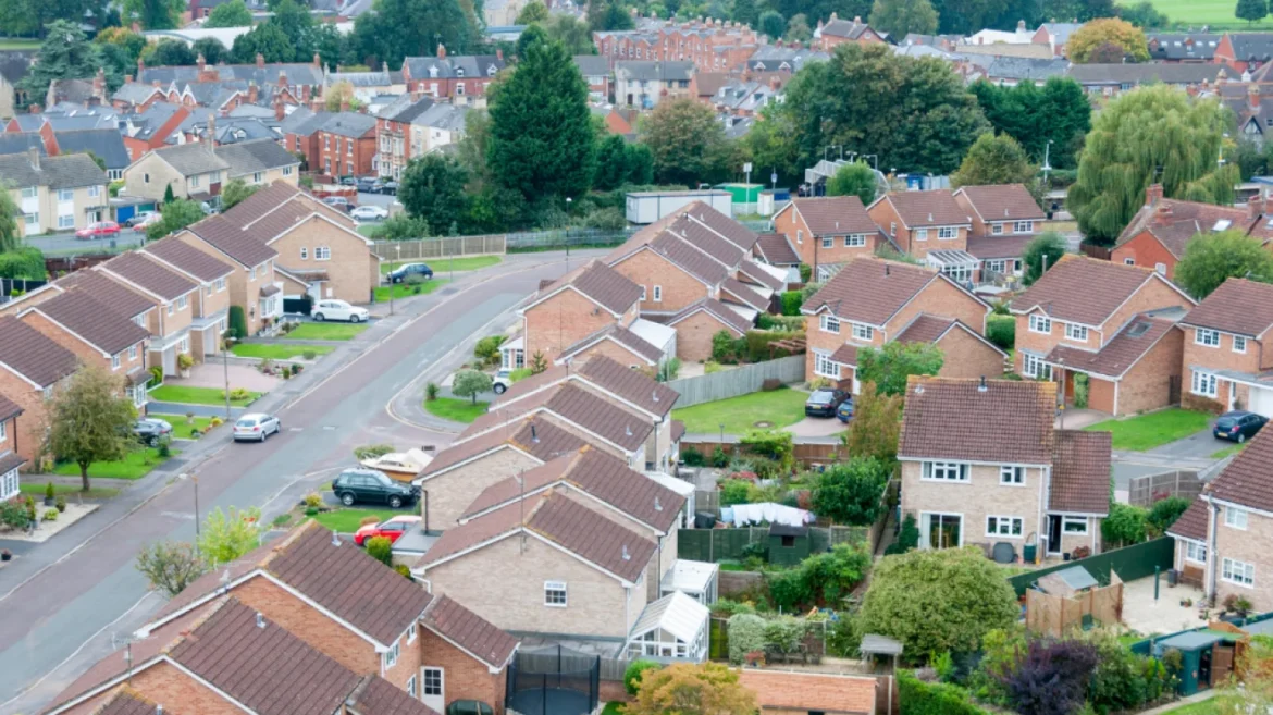Residential housing view