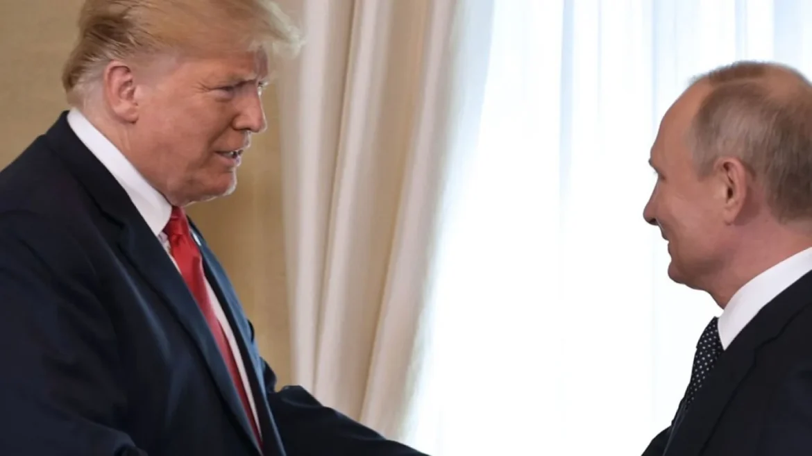 Trump Putin handshake