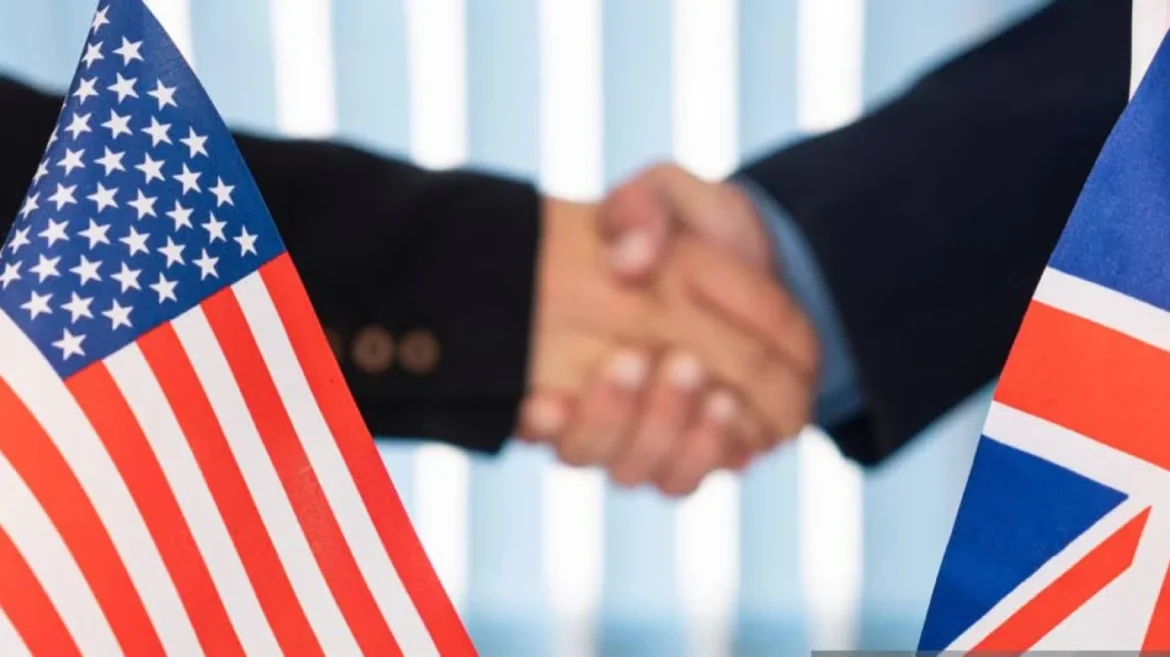 US–UK leaders signing deal