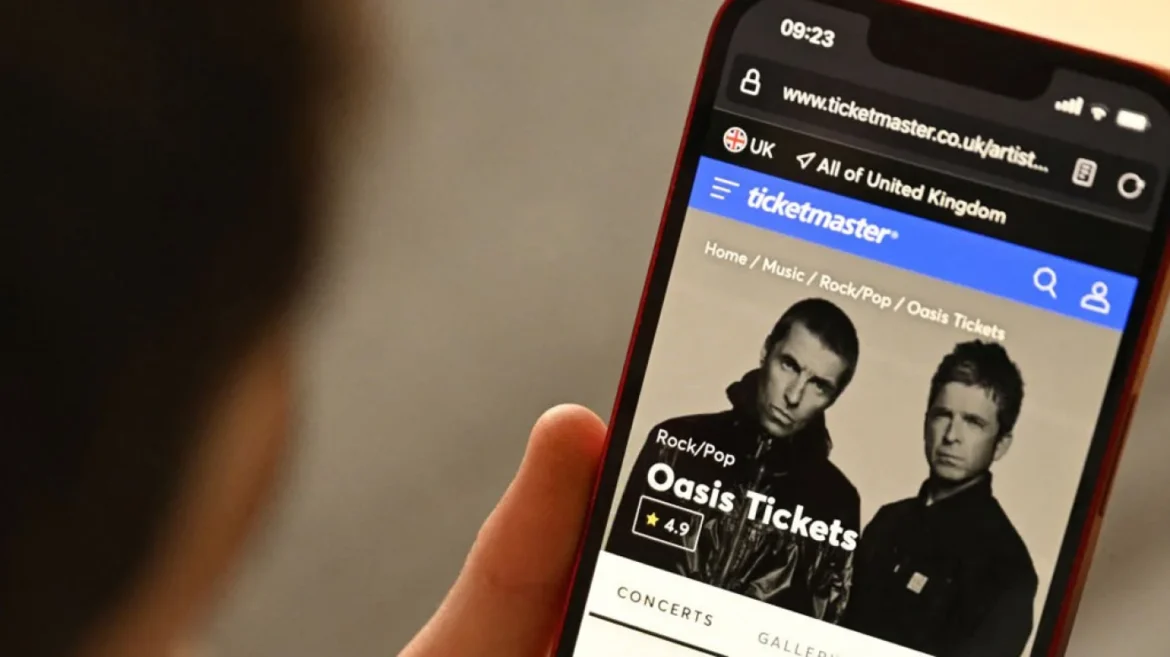 Ticketmaster Oasis Concert